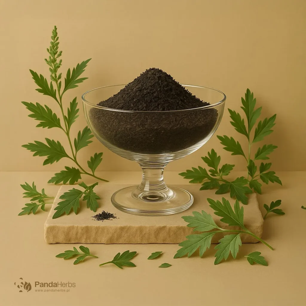 Bylica argyi karbonizowana, liść - AI YE TAN - Folium Artemisiae Argyi Carbonisatum