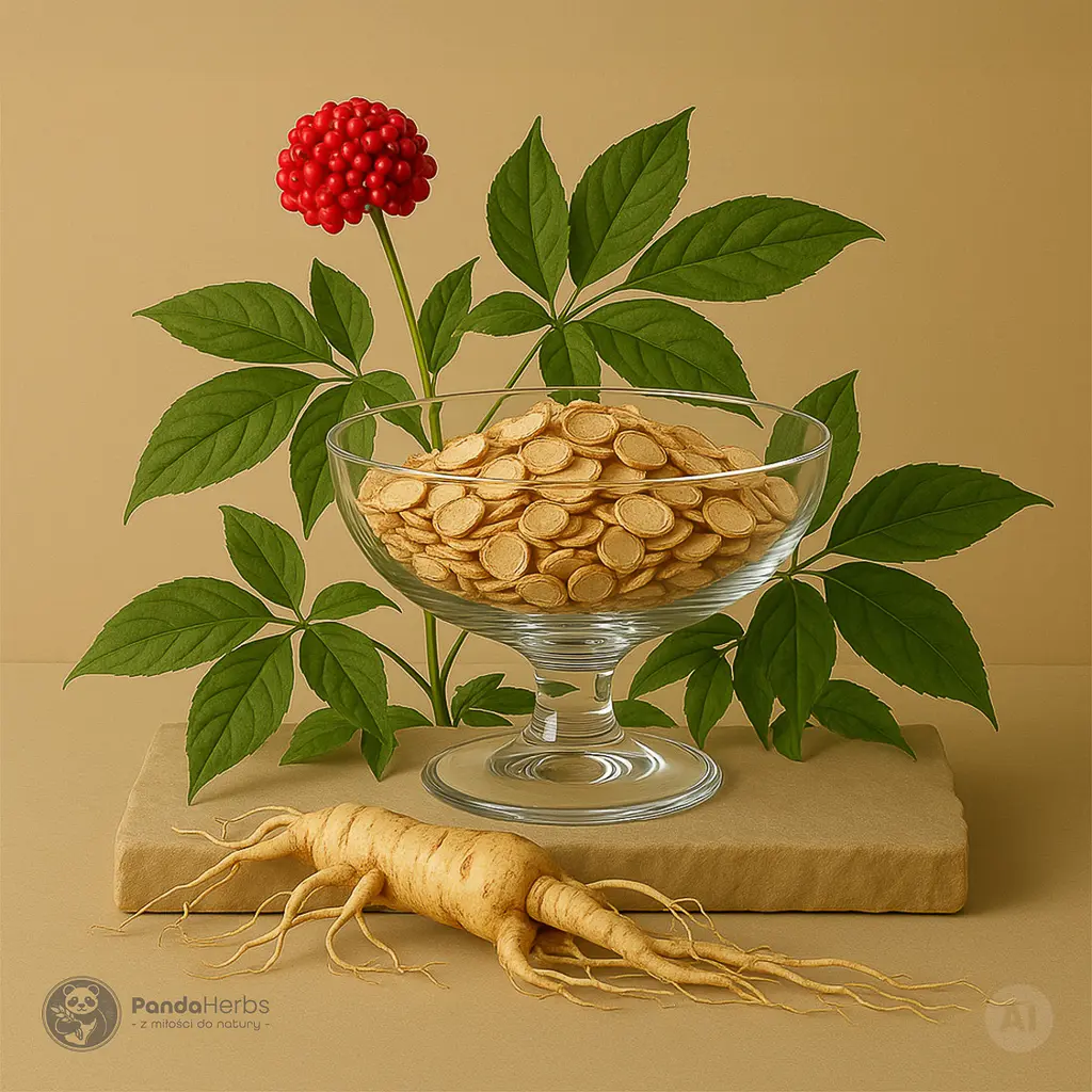 Żeń-szeń właściwy, korzeń - REN SHEN - Radix Ginseng