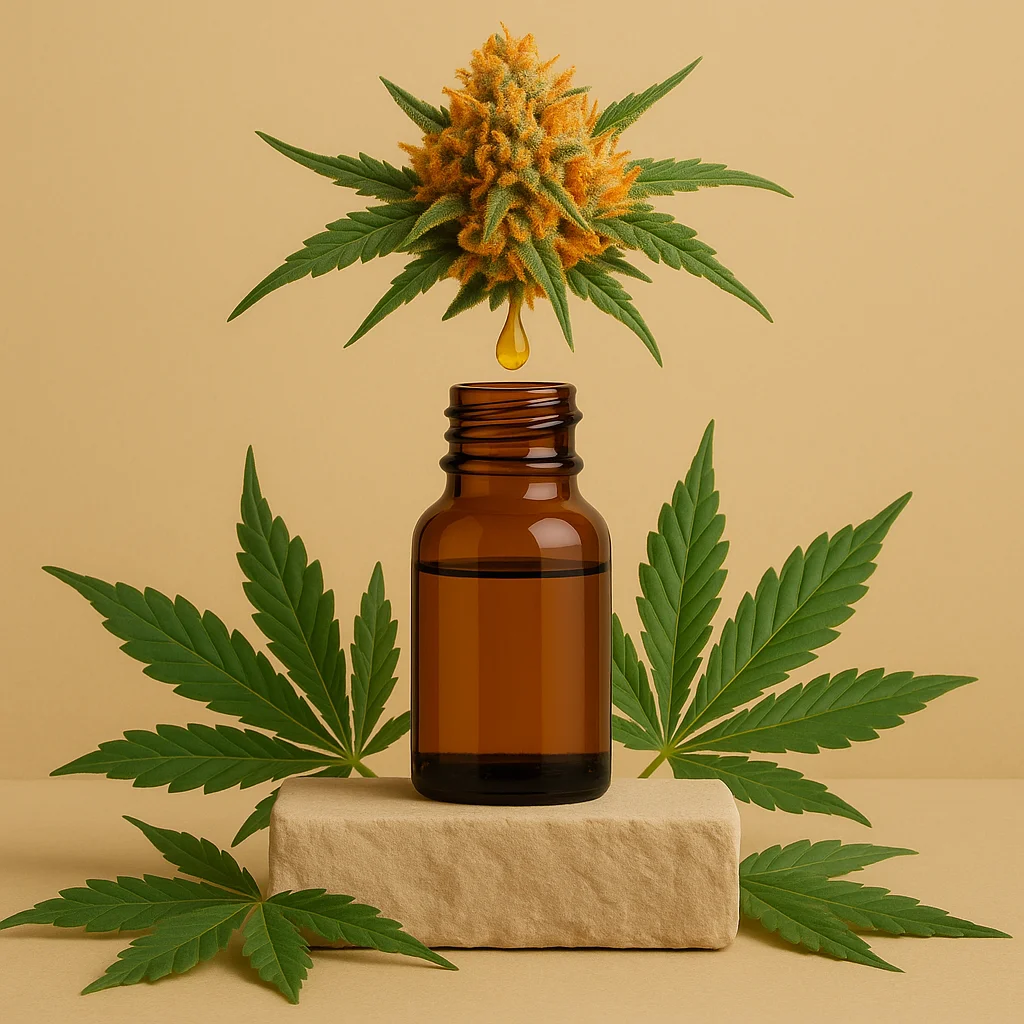 Olejek konopny CBD+CBG | Cannabis sativa 5%