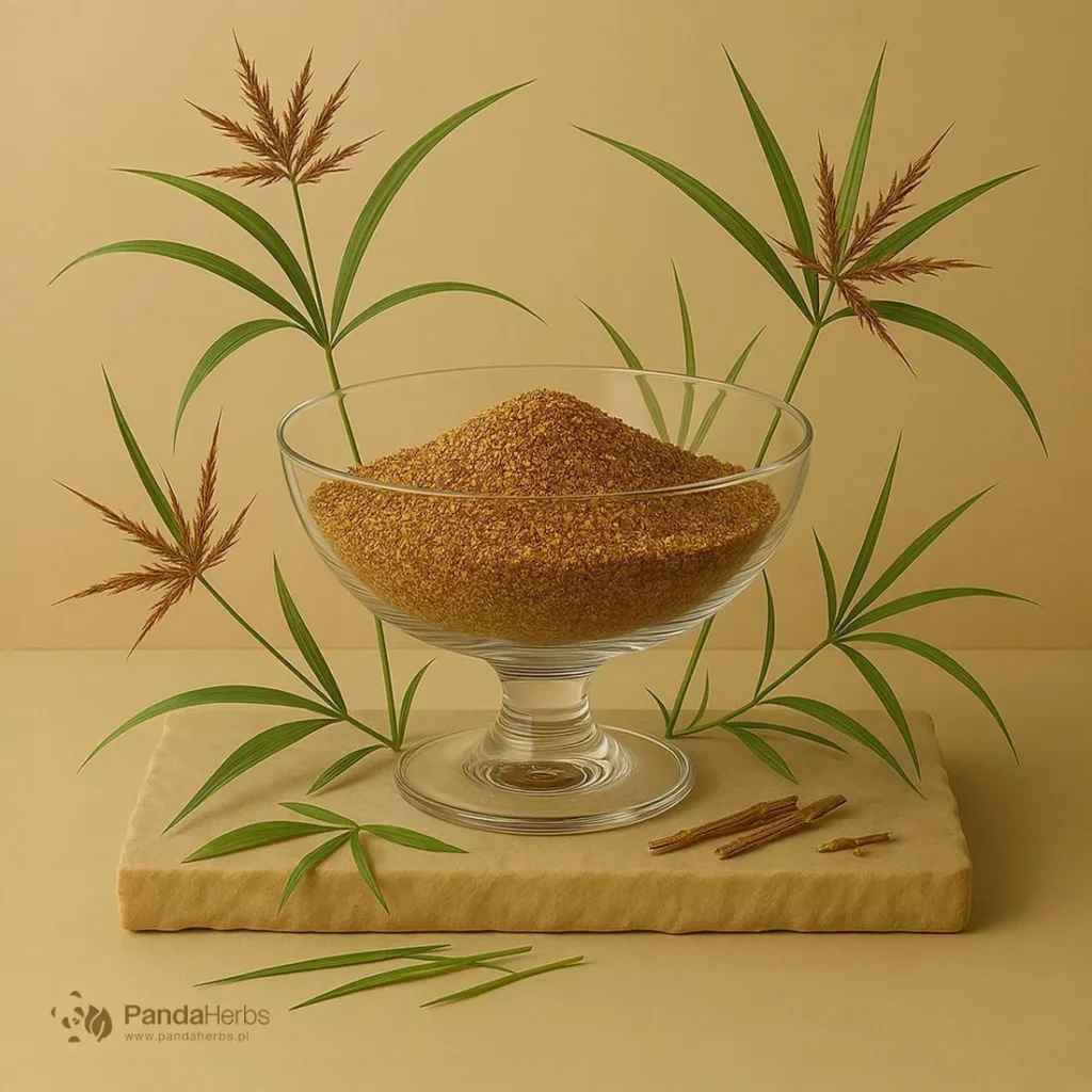 Cibora okrąglasta, kłącze - XIANG FU - Rhizoma Cyperi