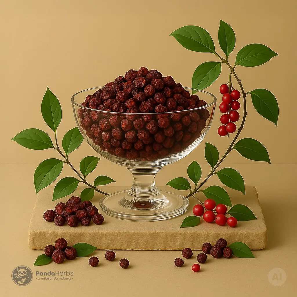 Cytryniec chiński, owoc - WU WEI ZI - Fructus Schisandrae