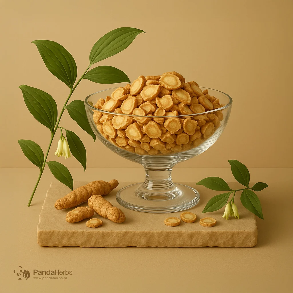 Kokoryczka azjatycka, kłącze - HUANG JING - Rhizoma Polygonati