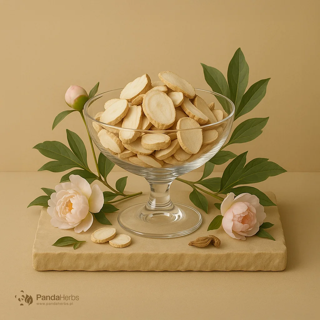 Piwonia biała, korzeń - BAI SHAO YAO - Radix Paeoniae Albae