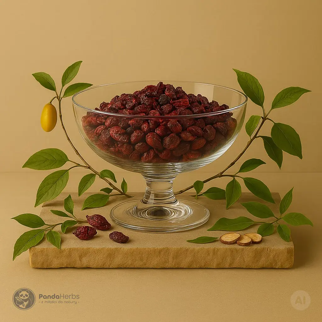 Dereń lekarski, owoc - SHAN ZHU YU - Fructus Corni