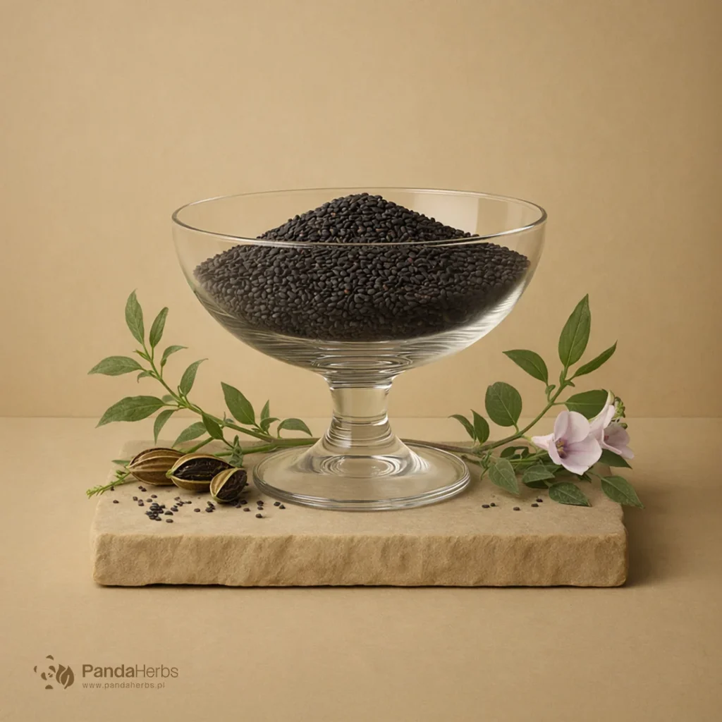 Czarny sezam, nasiona - HEI ZHI MA - Semen Sesami nigri